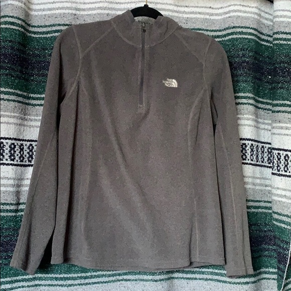 The North Face Sweaters - grey north face quarter zip